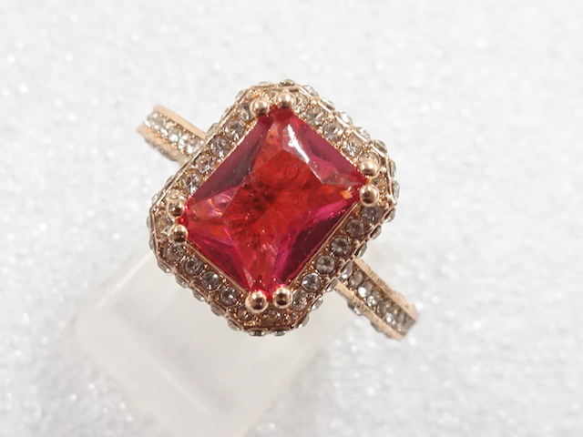 COLORED STONE FASHION RING / JP SIZE 18